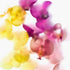 Multi-Coloured Orchids Art Print Set